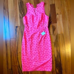 Trina Turk lace cutout midi dress